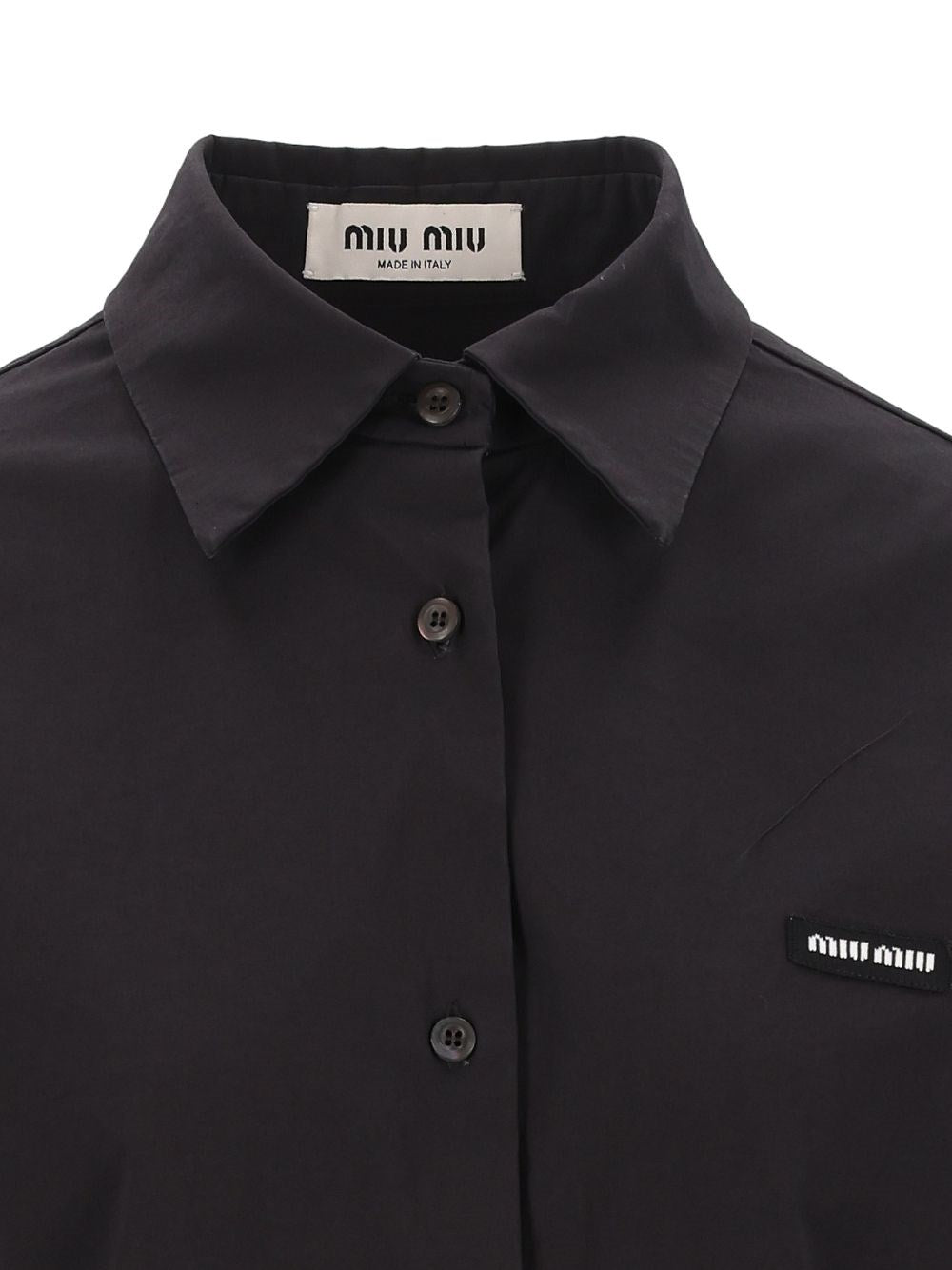 Miu Miu Women Stretch Poplin Shirt MIU MIU