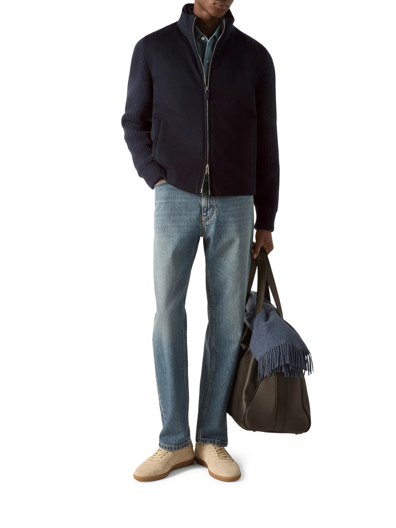 Zegna Men Cashmere Full-Zip Cardigan ZEGNA