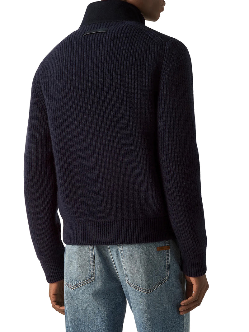 Zegna Men Cashmere Full-Zip Cardigan ZEGNA