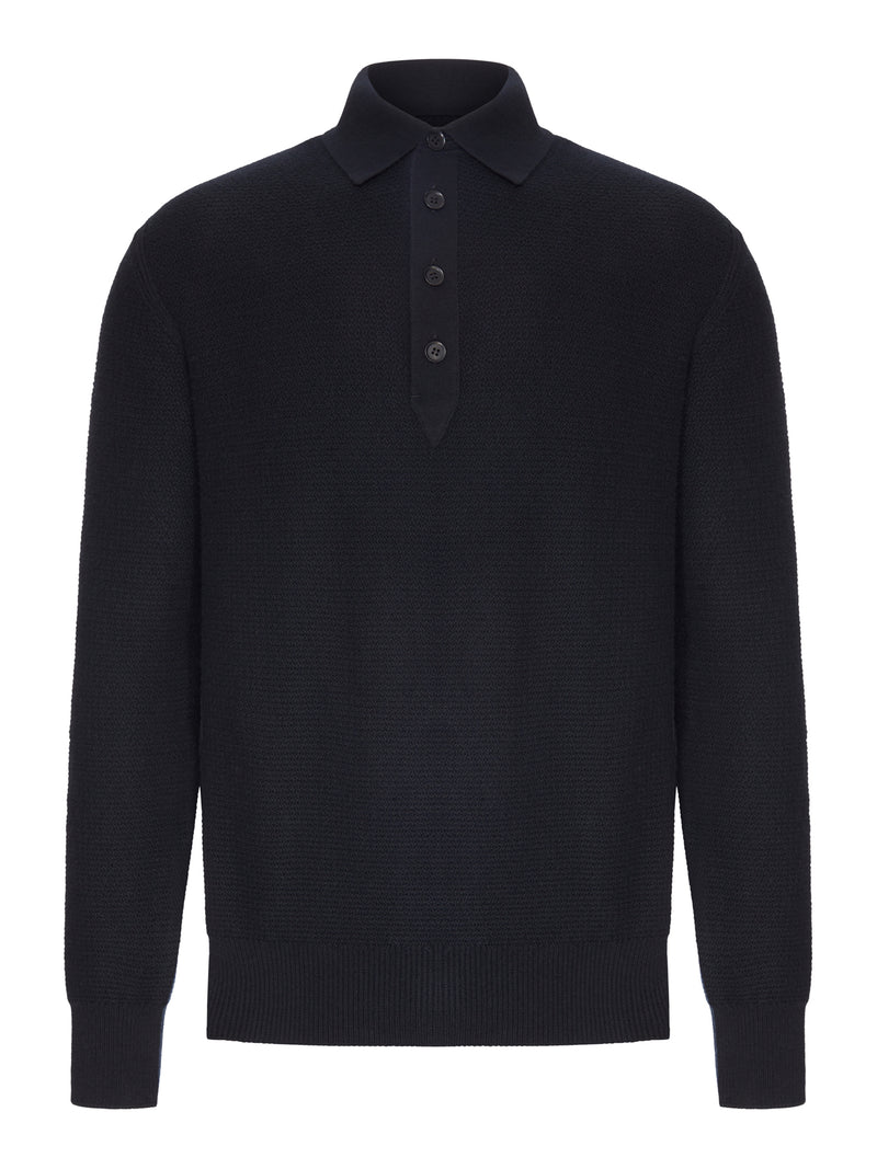 Zegna Men Cashmere Oasis Polo ZEGNA