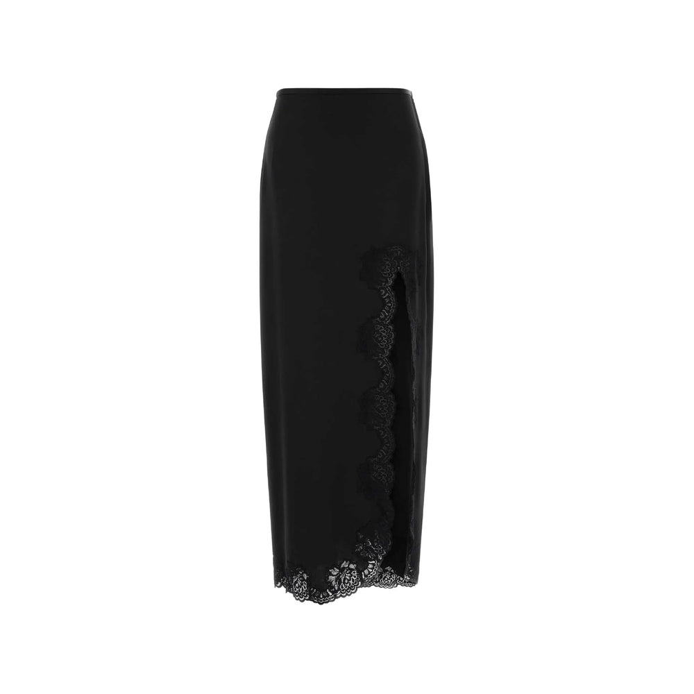 Valentino Black Skirts - Straight Skirts Women VALENTINO