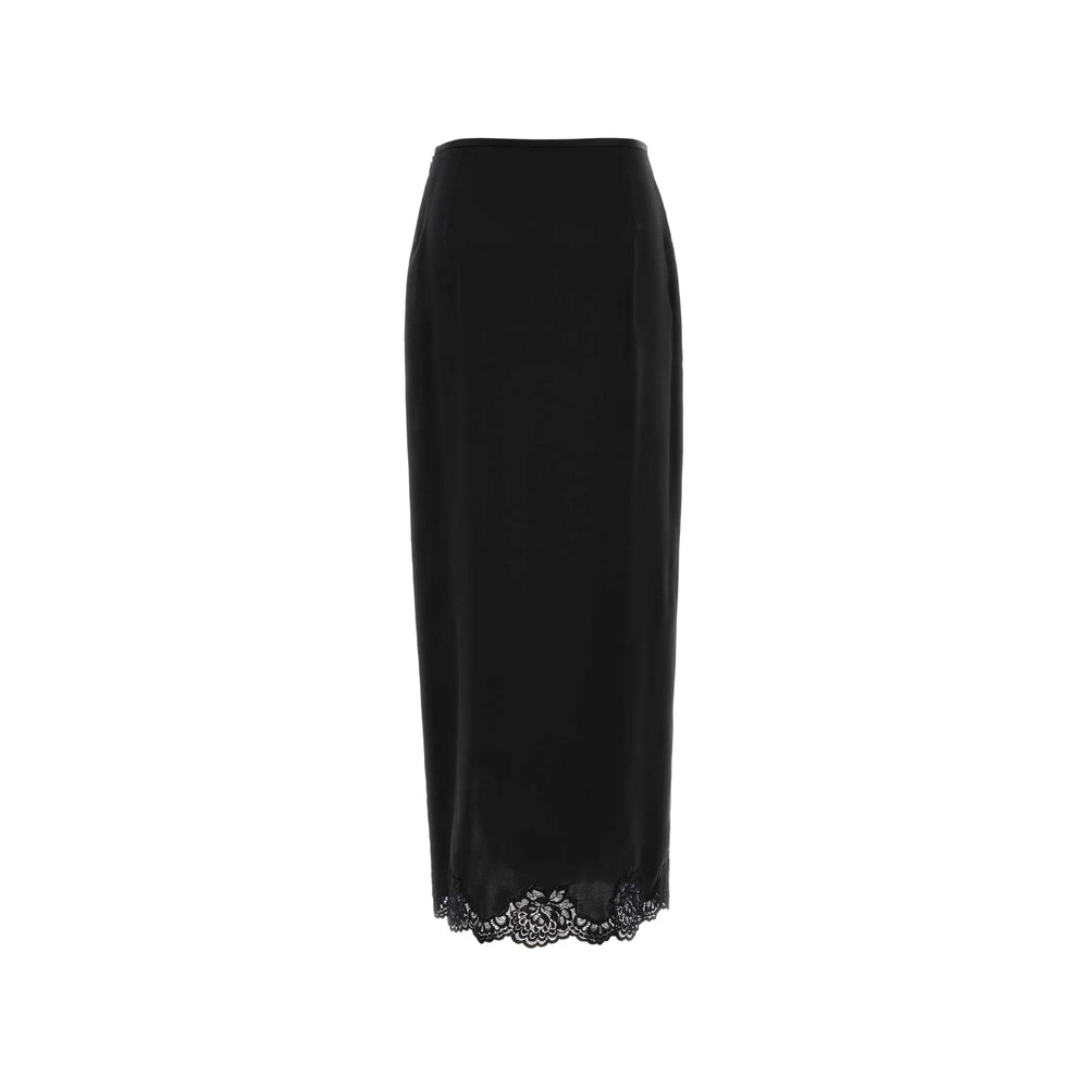 Valentino Black Skirts - Straight Skirts Women VALENTINO