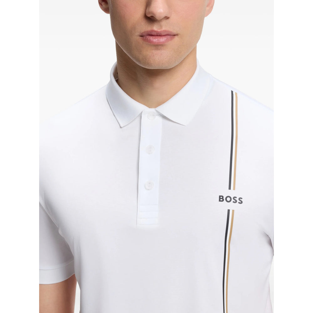 Boss White Polo Shirts Men BOSS