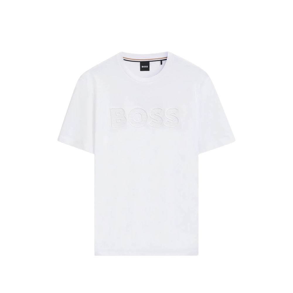Boss White T-Shirts & Vests - T-Shirts Men BOSS