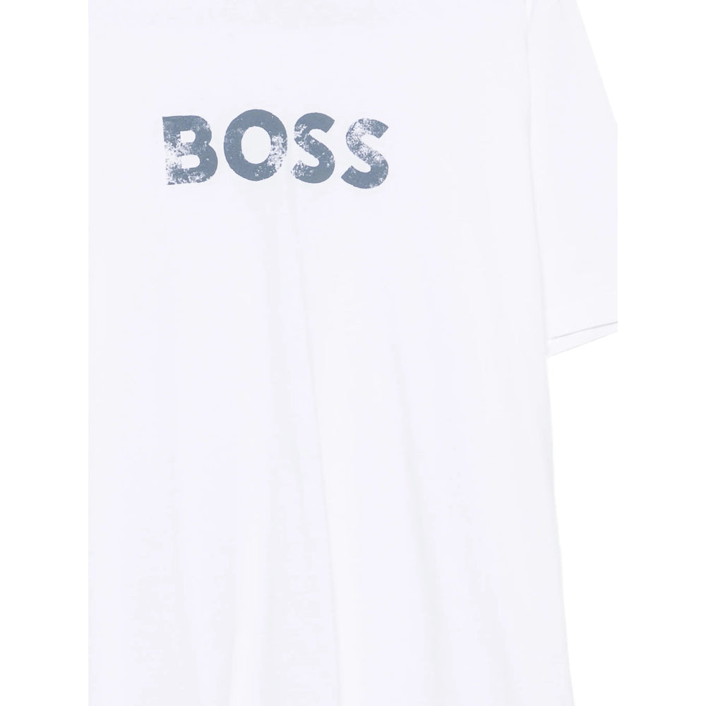 Boss White T-Shirts & Vests - T-Shirts Men BOSS