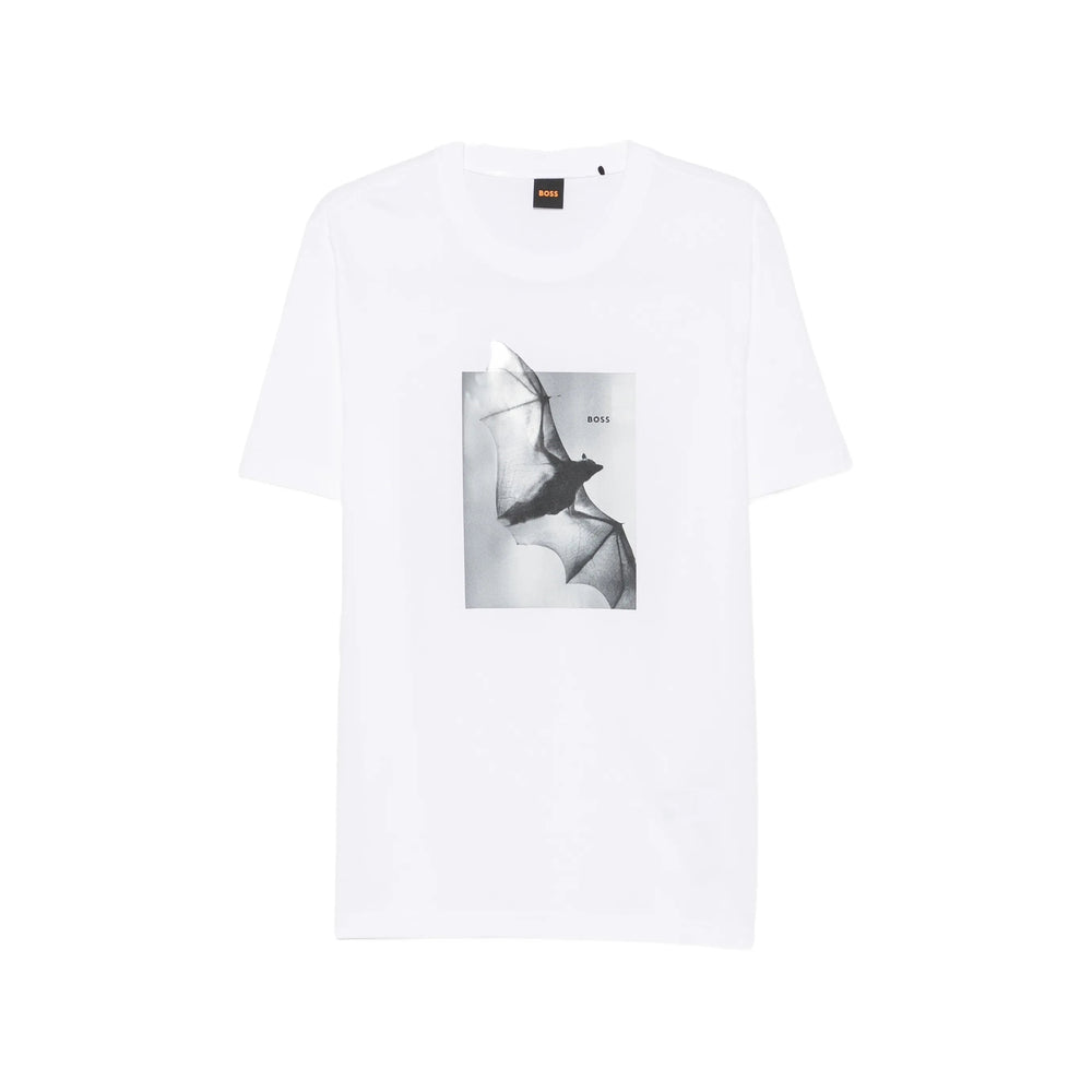 Boss White T-Shirts & Vests - T-Shirts Men BOSS