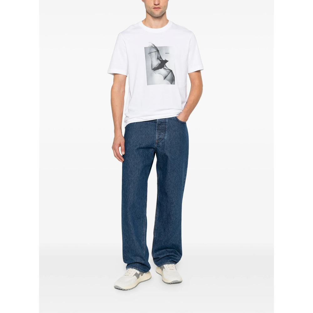 Boss White T-Shirts & Vests - T-Shirts Men BOSS