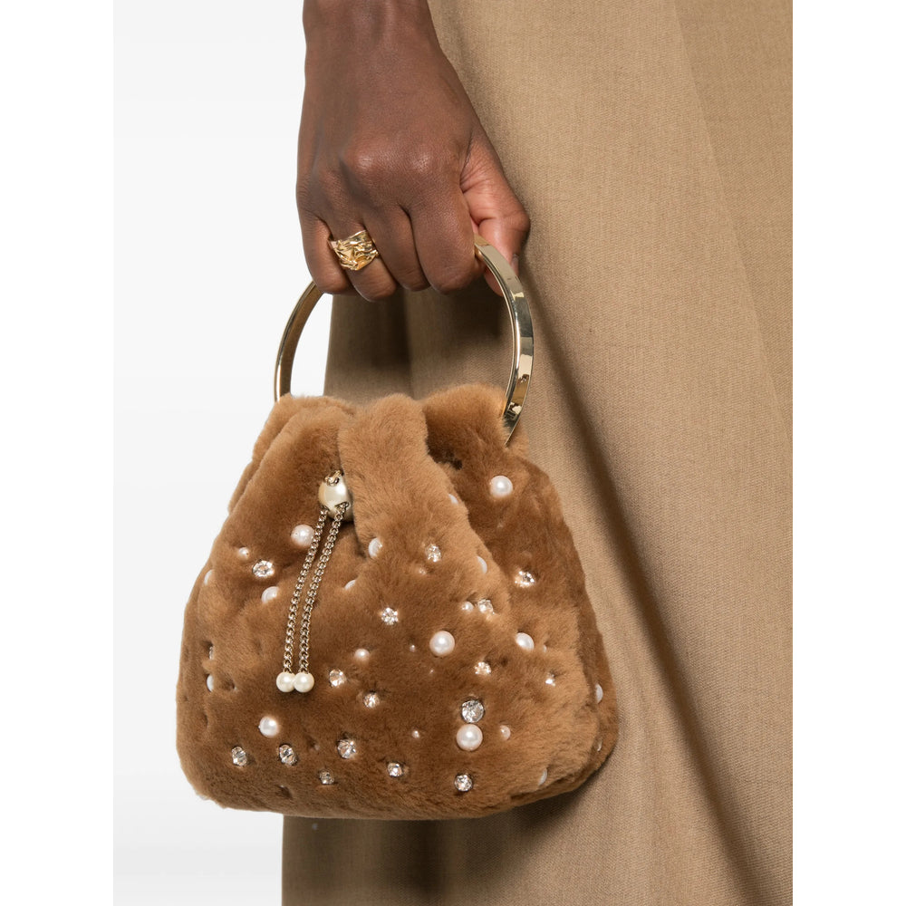 Jimmy Choo Brown Bucket Bags Women JIMMY CHOO