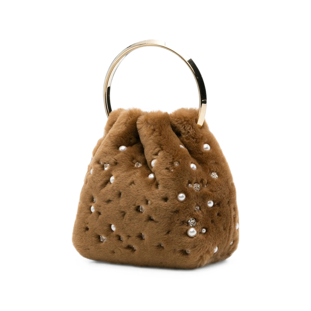 Jimmy Choo Brown Bucket Bags Women JIMMY CHOO