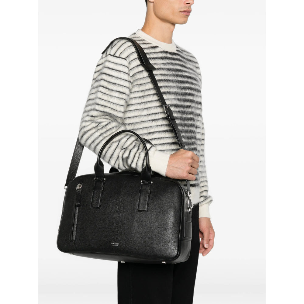 Tom Ford Black Tote Bags Men TOM FORD