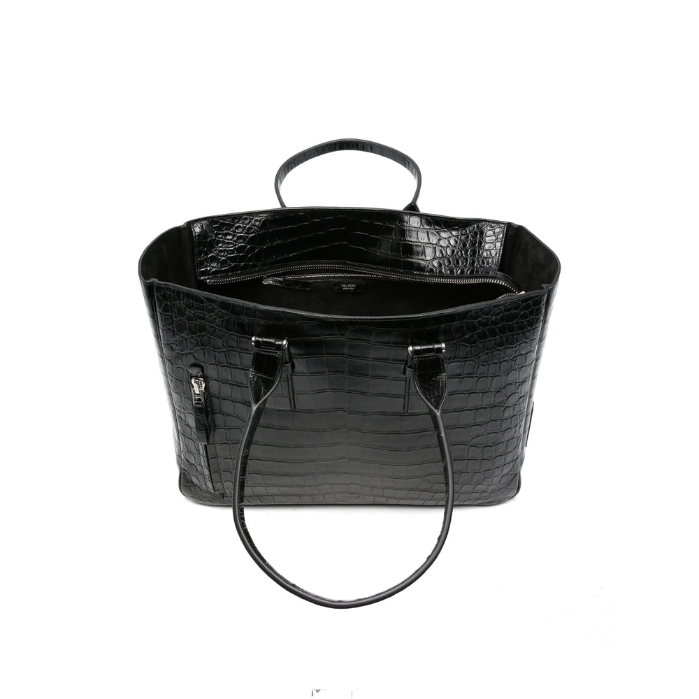 Tom Ford Black Tote Bags Men TOM FORD