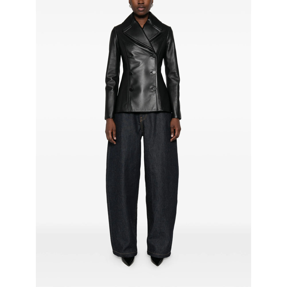 Alaïa Black Jackets - Leather Jackets Women ALAIA