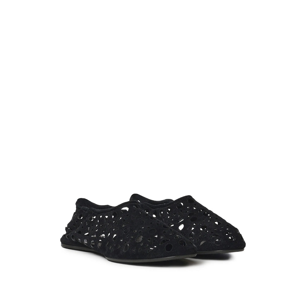 Alaïa Black Ballet Flats Women ALAIA