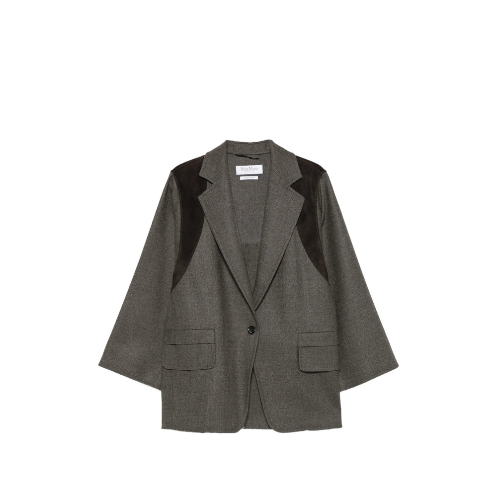 Max Mara Grey Jackets - Blazers Women MAX MARA