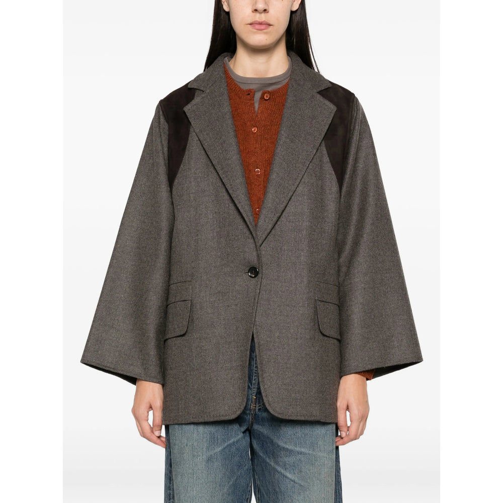 Max Mara Grey Jackets - Blazers Women MAX MARA