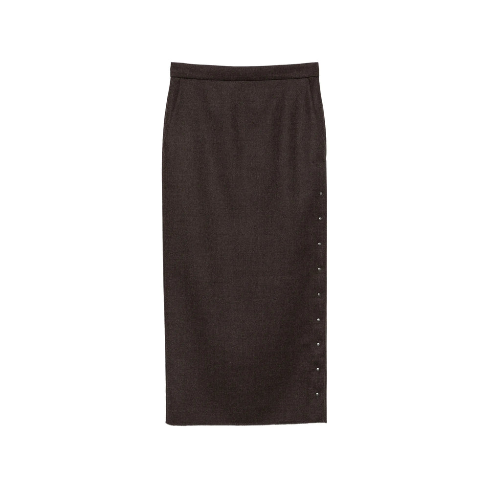 Max Mara Brown Skirts - Straight Skirts Women MAX MARA