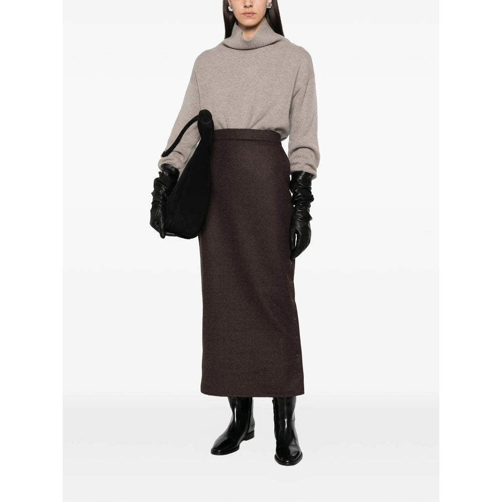 Max Mara Brown Skirts - Straight Skirts Women MAX MARA