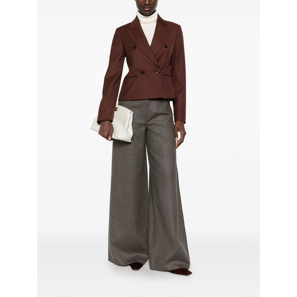 Max Mara Grey Trousers - Palazzo Pants Women MAX MARA