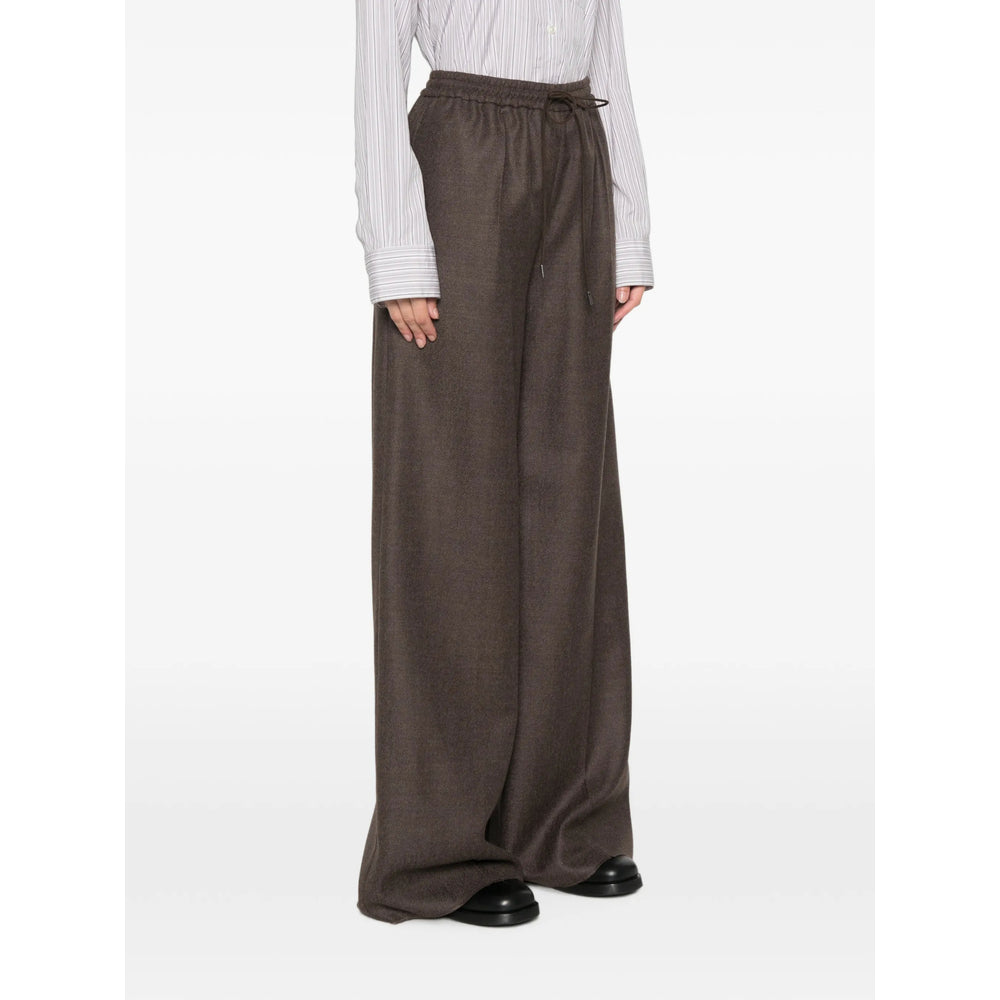 Max Mara Brown Trousers - Palazzo Pants Women MAX MARA