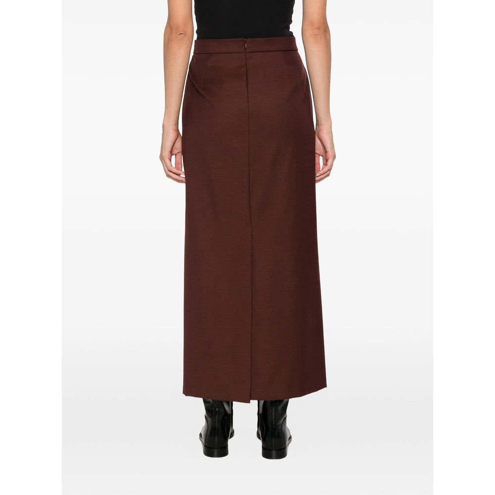 Max Mara Brown Skirts - Straight Skirts Women MAX MARA