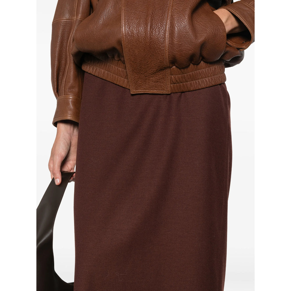 Max Mara Brown Skirts - Straight Skirts Women MAX MARA