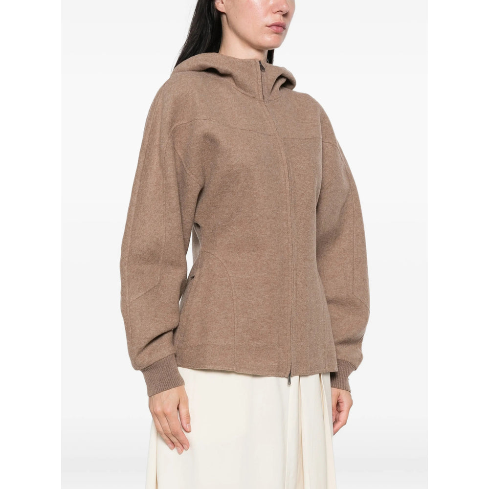 Max Mara Brown Tops - Hoodies Women MAX MARA