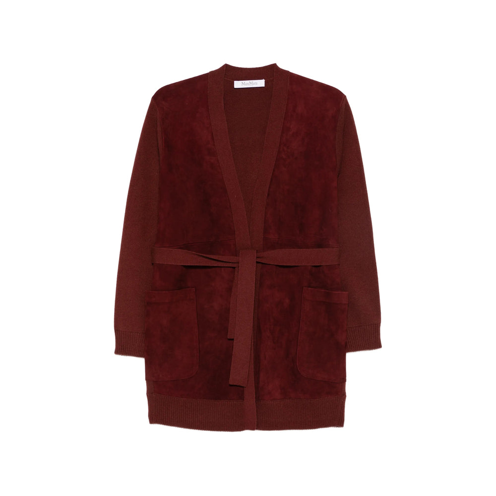 Max Mara Red Knitwear - Cardigans Women MAX MARA