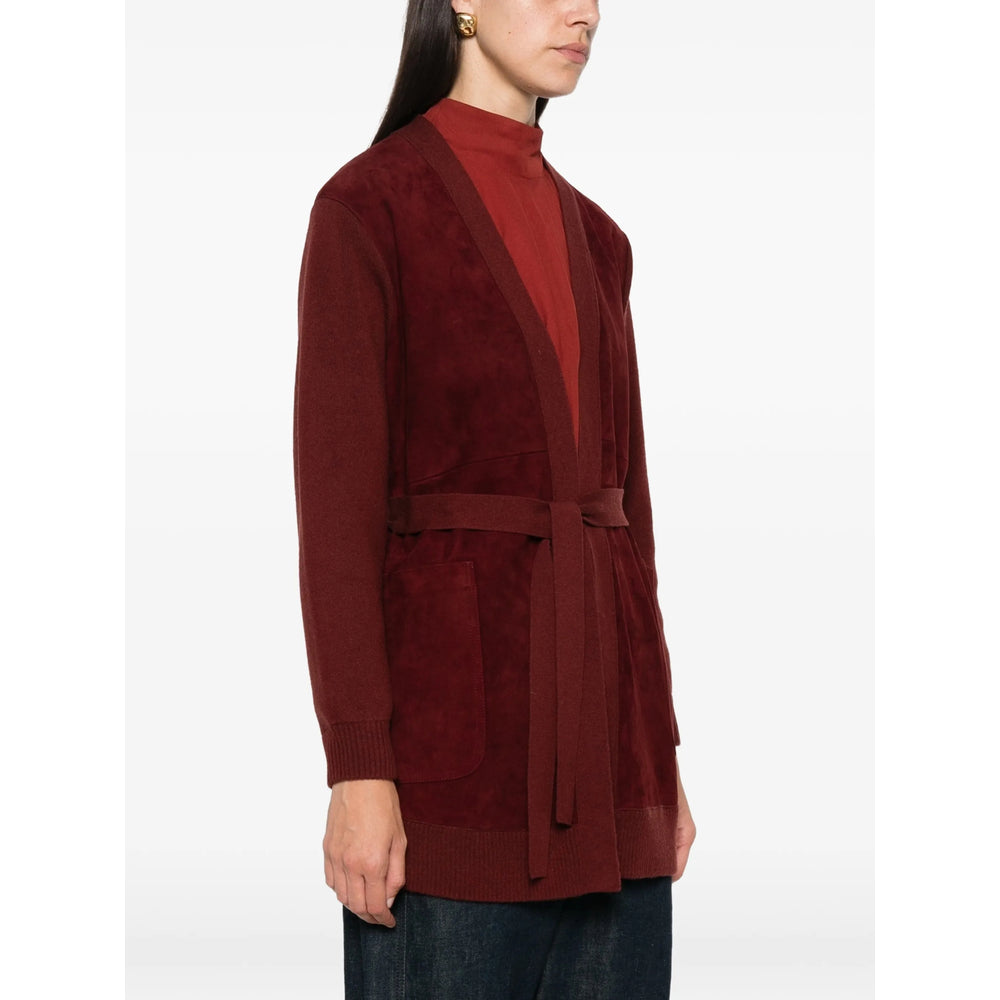 Max Mara Red Knitwear - Cardigans Women MAX MARA