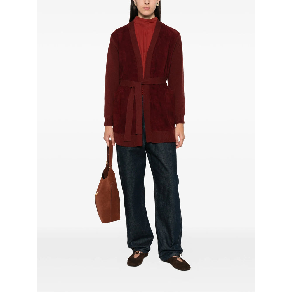 Max Mara Red Knitwear - Cardigans Women MAX MARA