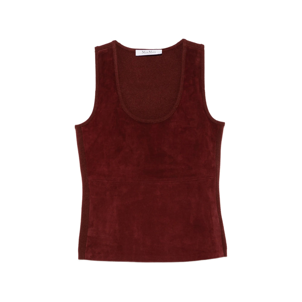 Max Mara Red Tops - Vests & Tank Tops Women MAX MARA