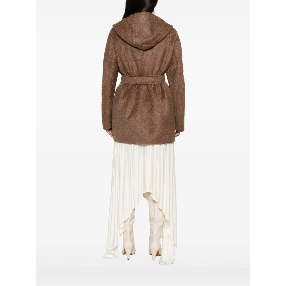 Max Mara Brown Coats - Single Breasted Coats Women MAX MARA