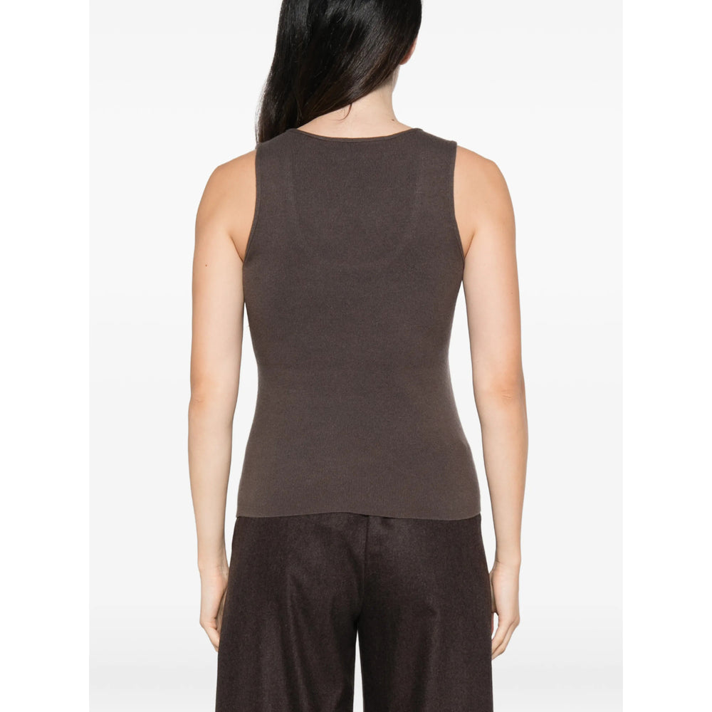 Max Mara Brown Tops - Vests & Tank Tops Women MAX MARA