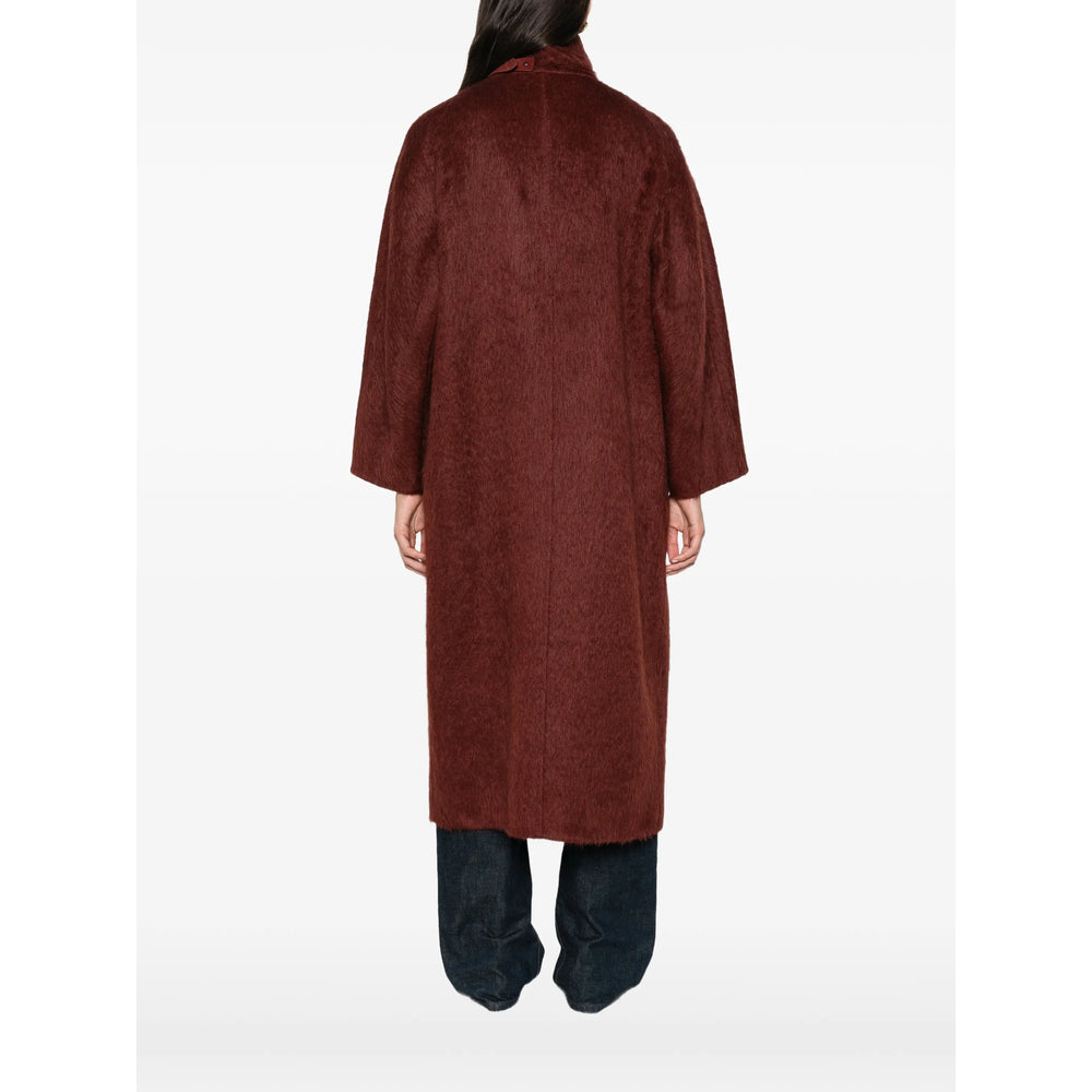 Max Mara Red Coats - Oversized Coats Women MAX MARA