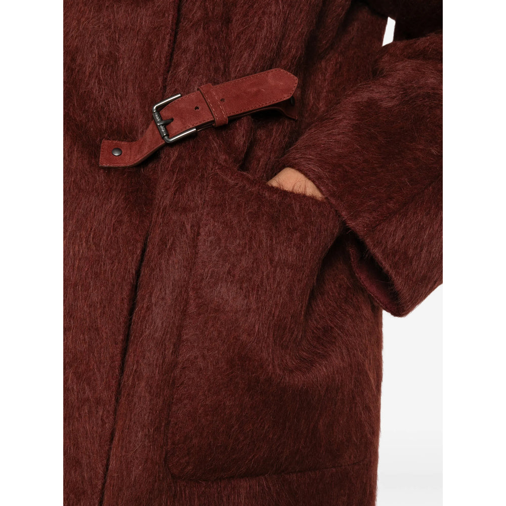 Max Mara Red Coats - Oversized Coats Women MAX MARA