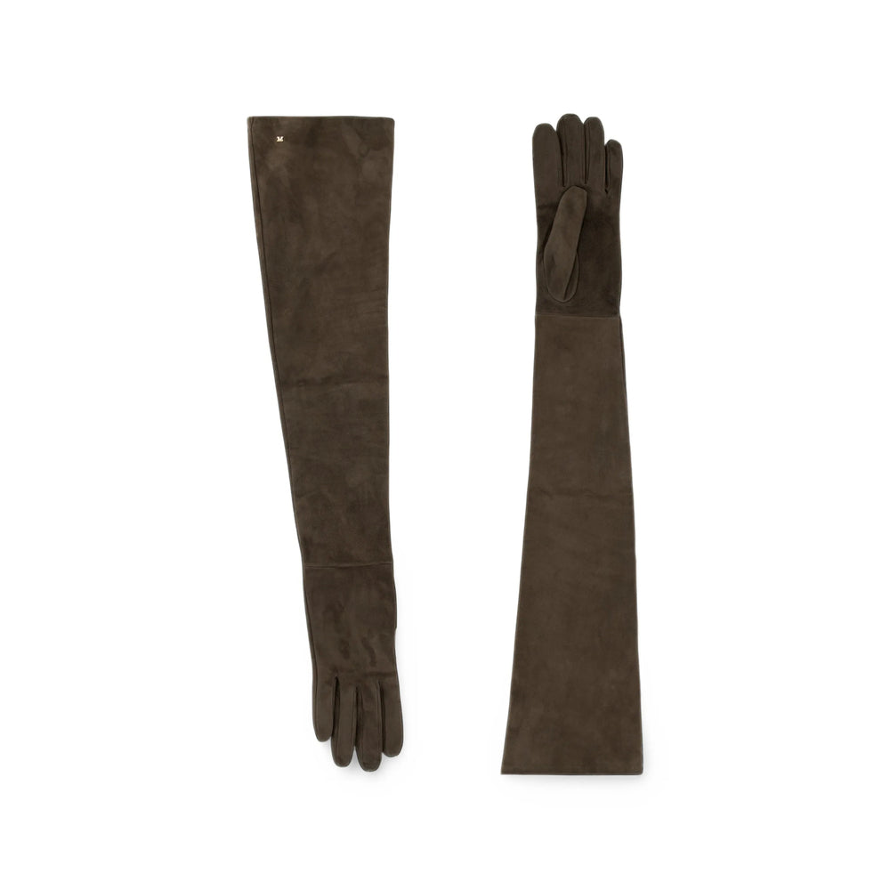 Max Mara Brown Gloves Women MAX MARA