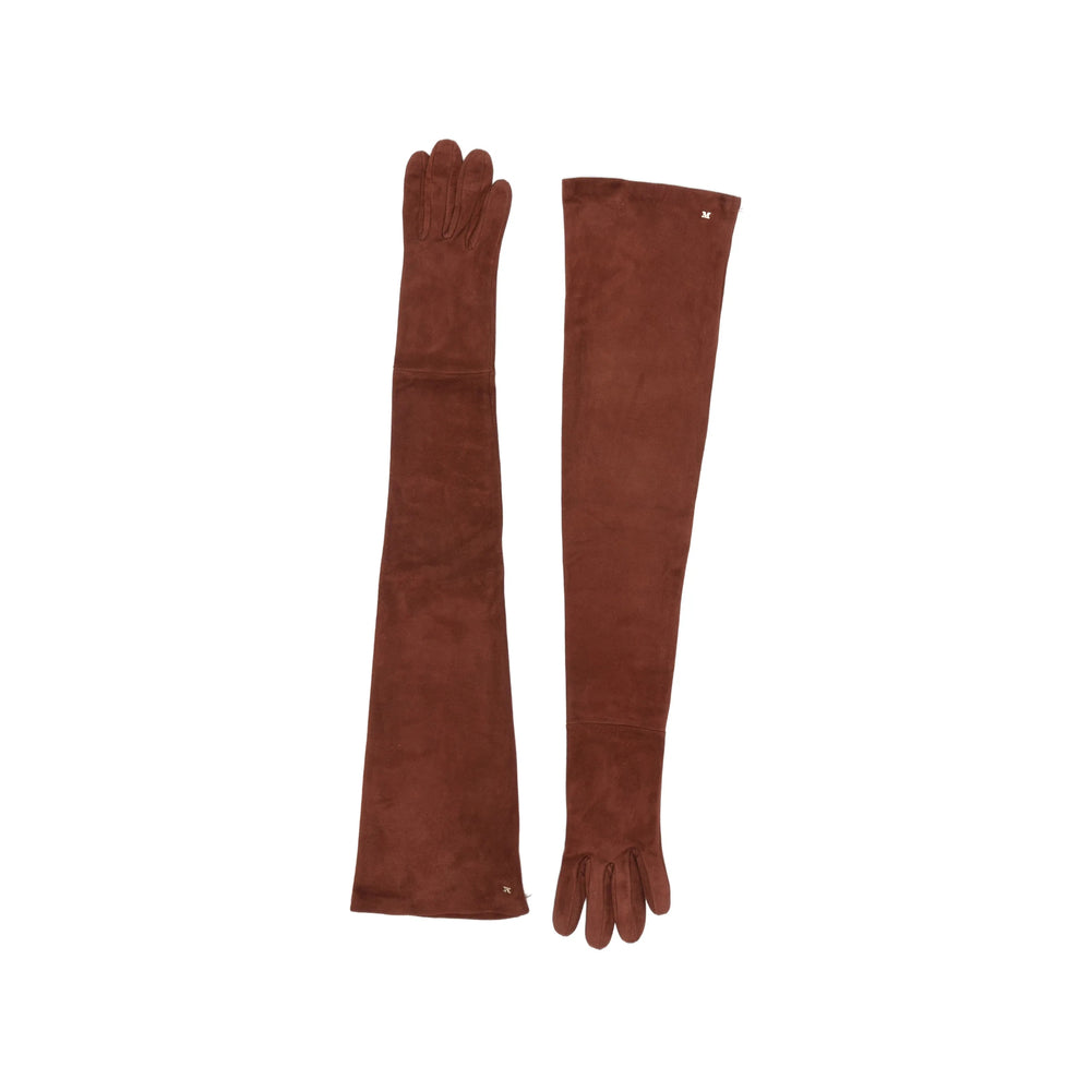 Max Mara Brown Gloves Women MAX MARA