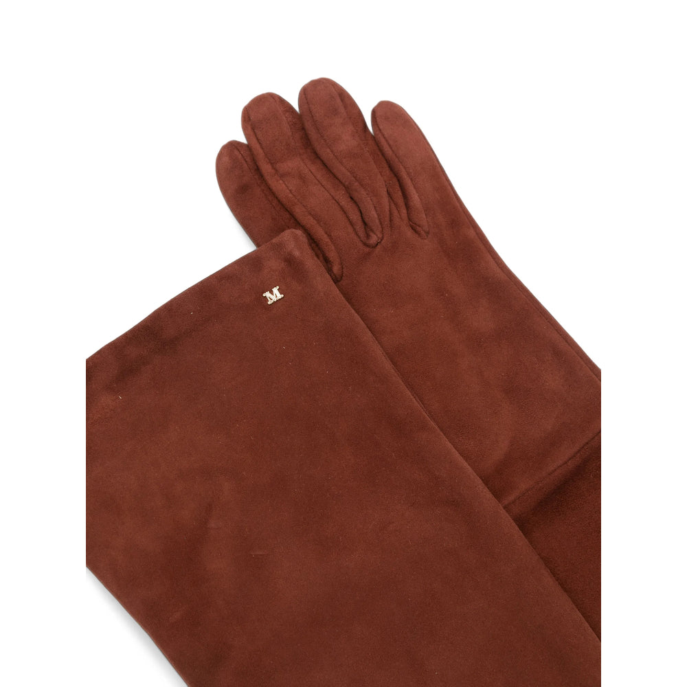 Max Mara Brown Gloves Women MAX MARA