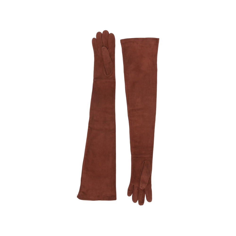 Max Mara Brown Gloves Women MAX MARA