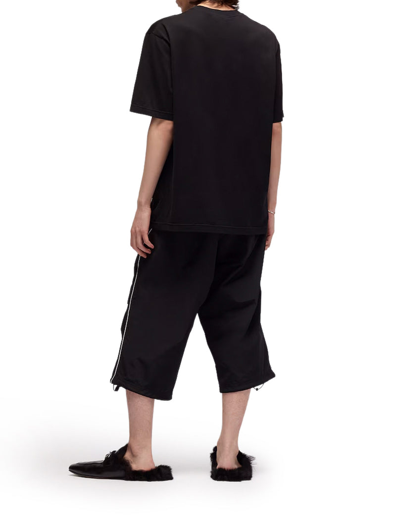 Gucci Men Cotton T-Shirt With Tonal Web Stripe GUCCI