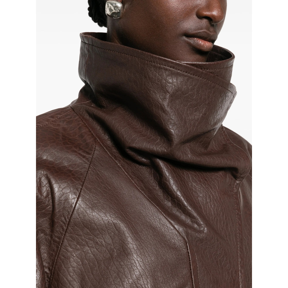 Sportmax Brown Jackets - Leather Jackets Women SPORTMAX