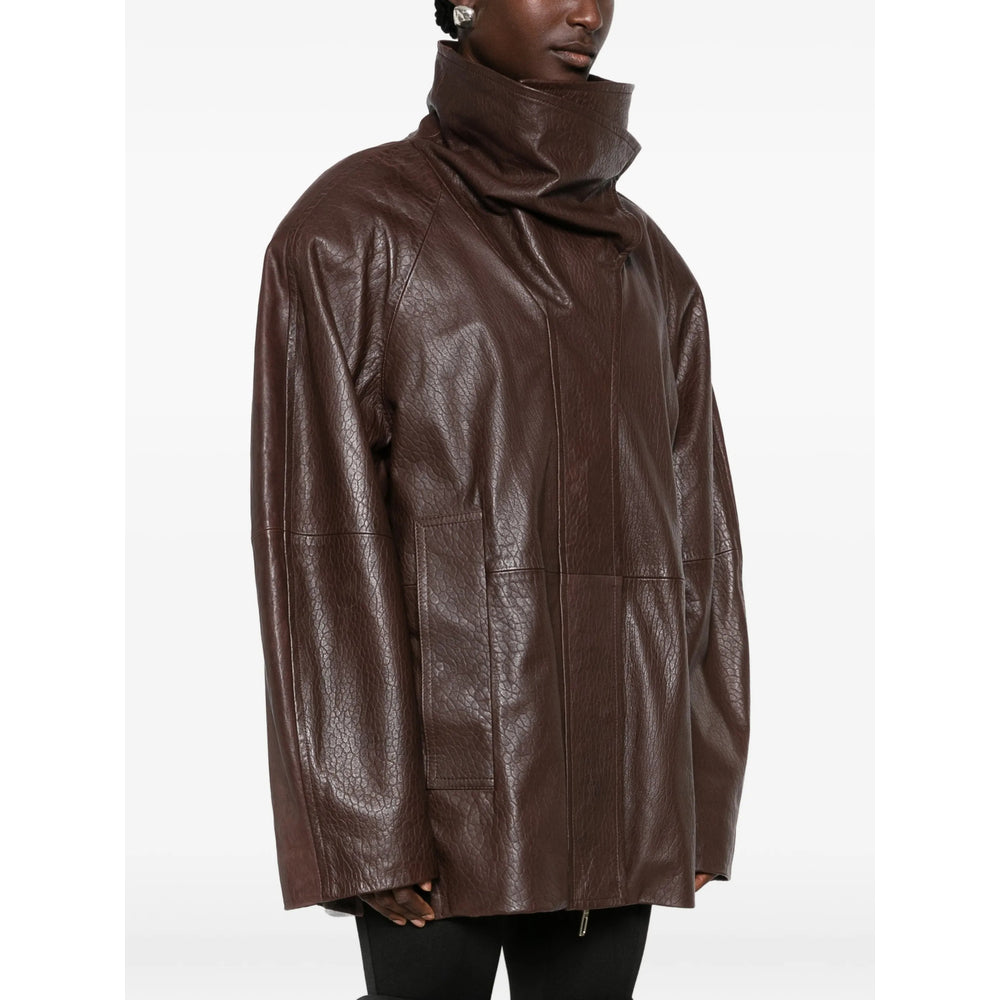 Sportmax Brown Jackets - Leather Jackets Women SPORTMAX