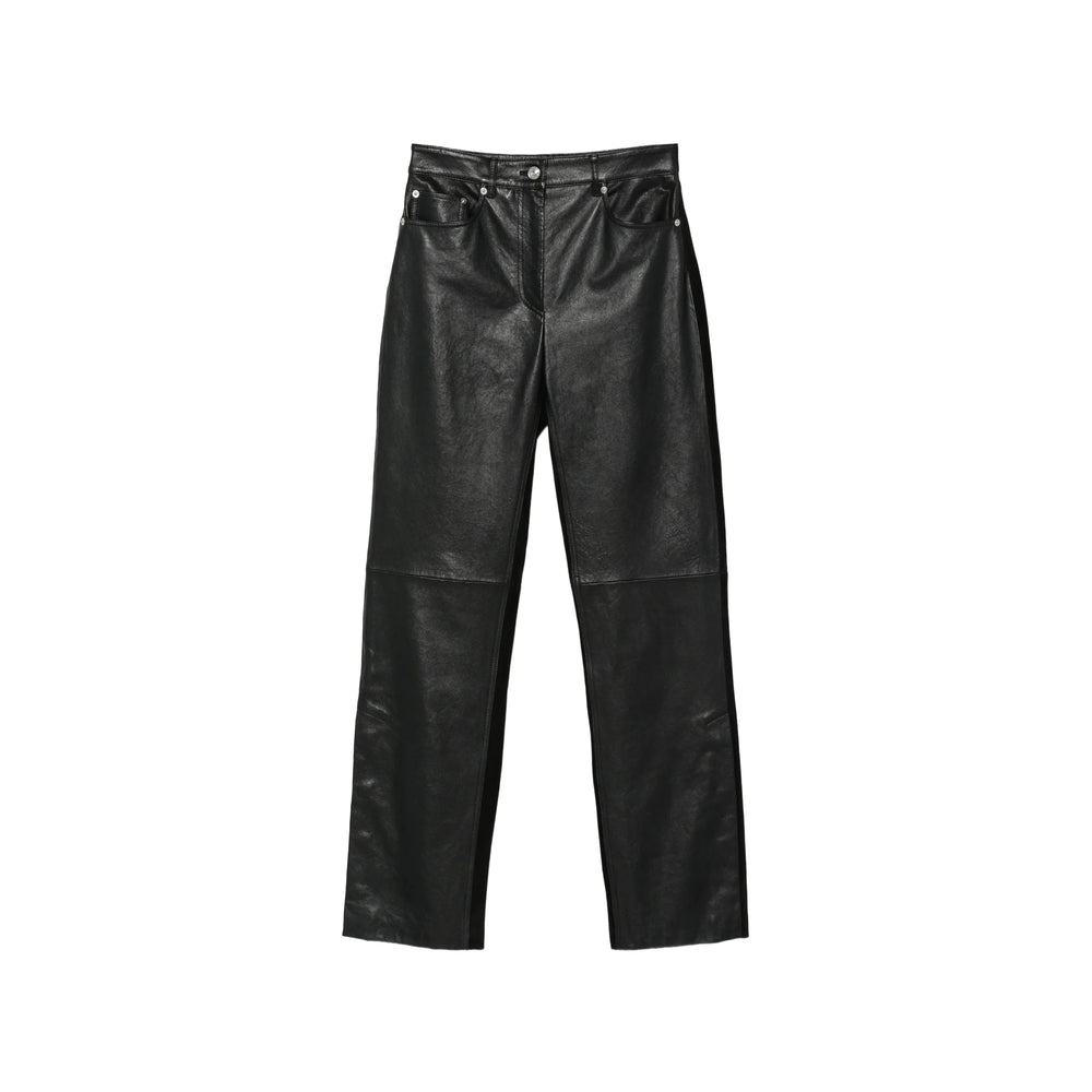 Sportmax Black Trousers - Straight Trousers Women SPORTMAX