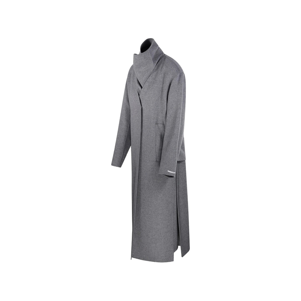 Sportmax Grey Coats Women SPORTMAX