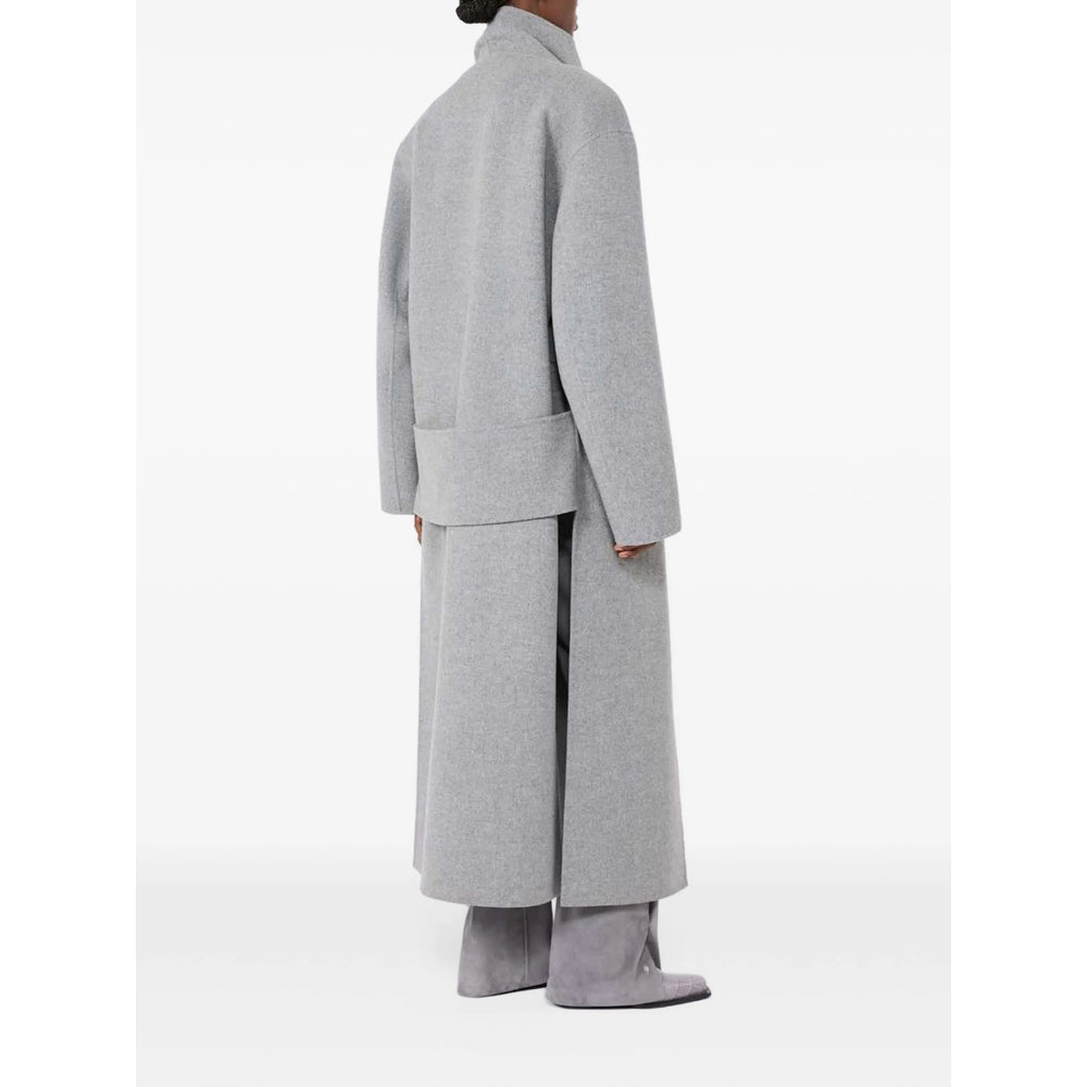 Sportmax Grey Coats Women SPORTMAX