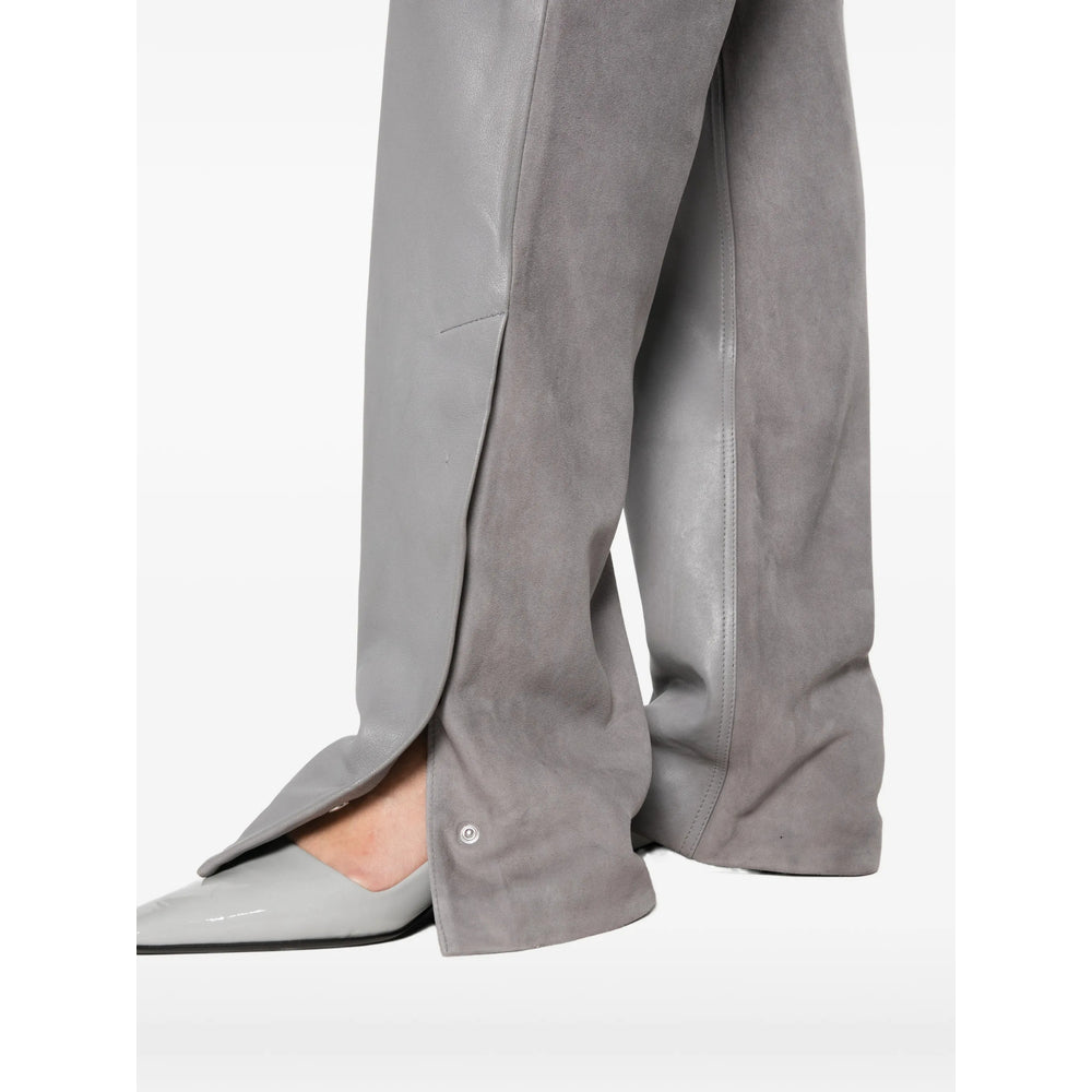 Sportmax Grey Trousers - Straight Trousers Women SPORTMAX