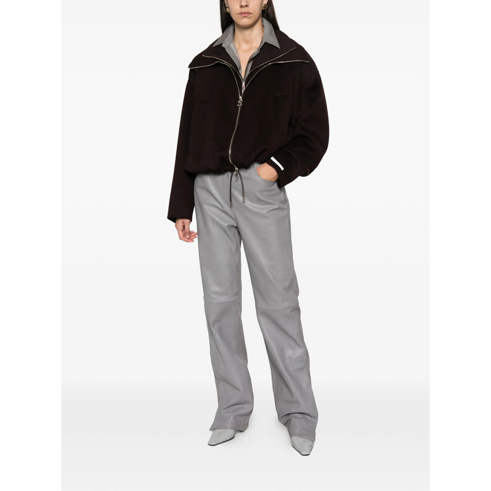 Sportmax Grey Trousers - Straight Trousers Women SPORTMAX