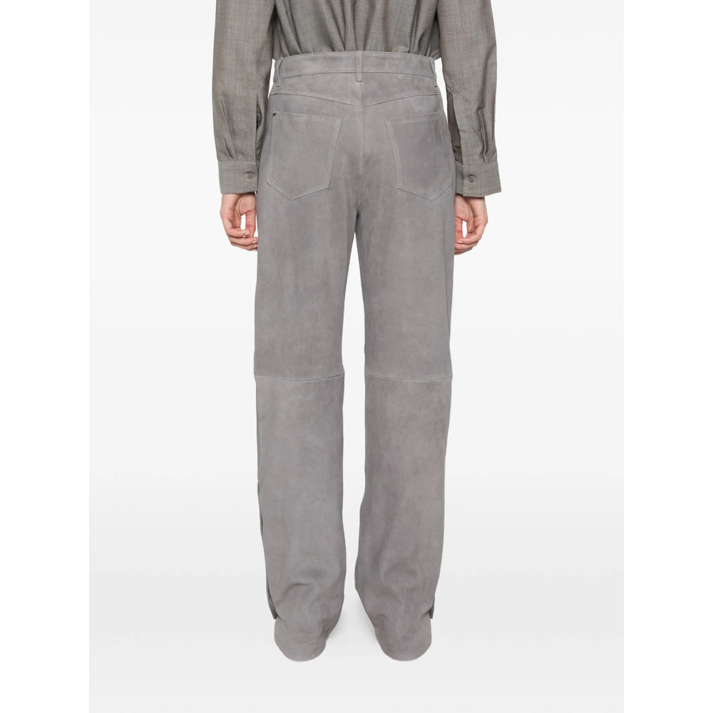 Sportmax Grey Trousers - Straight Trousers Women SPORTMAX