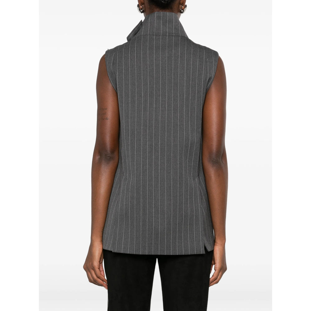 Sportmax Grey Jackets - Waistcoat & Gilets Women SPORTMAX