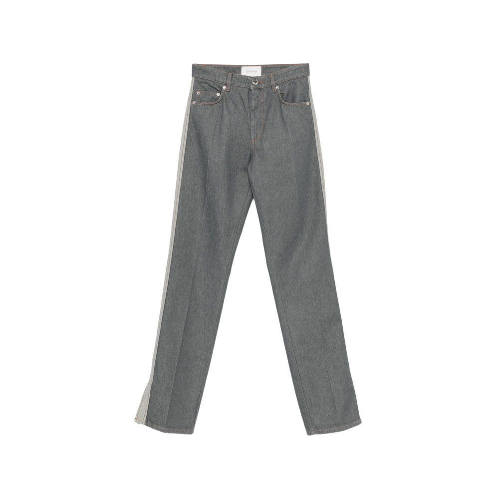 Sportmax Grey Denim - Straight-Leg Jeans Women SPORTMAX