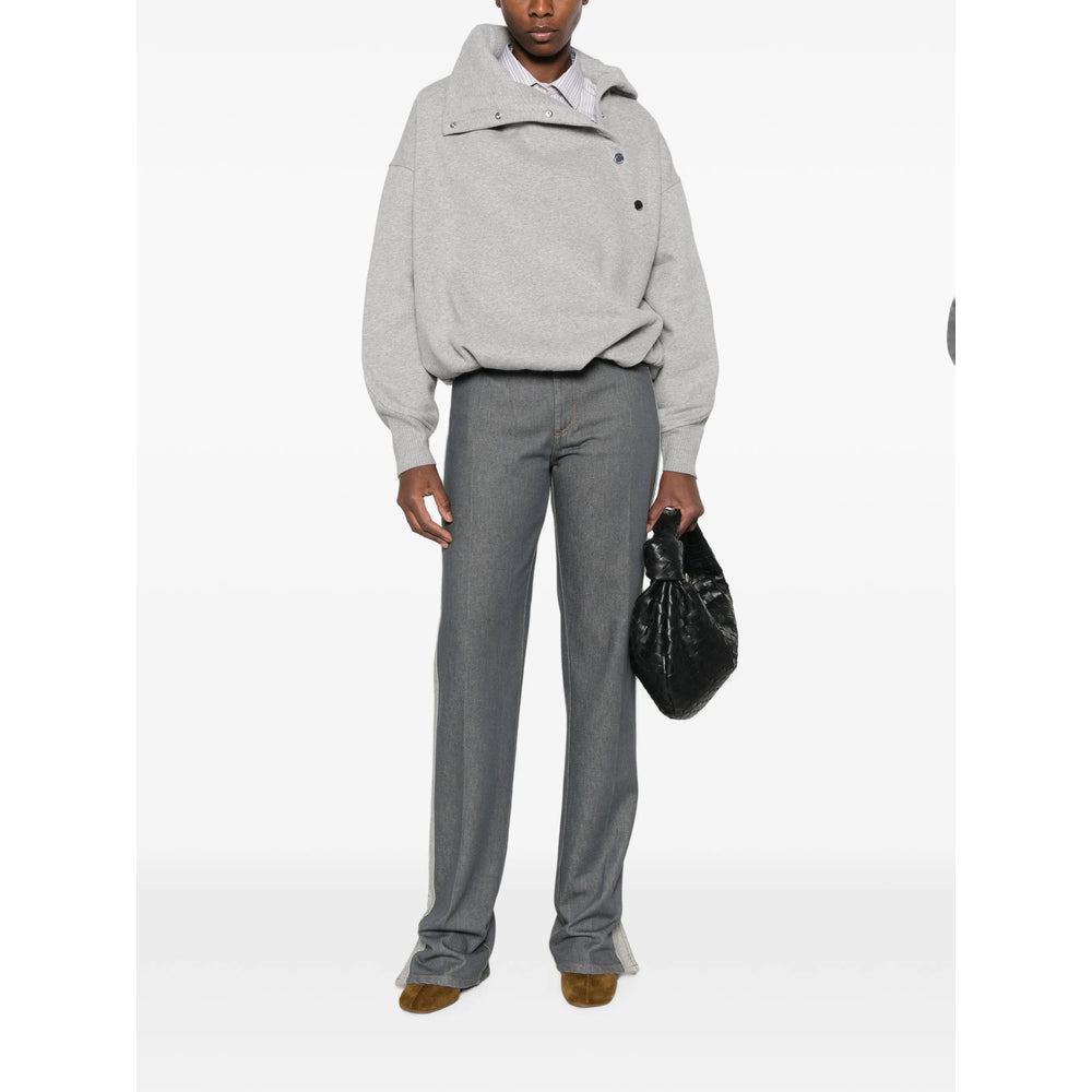 Sportmax Grey Denim - Straight-Leg Jeans Women SPORTMAX